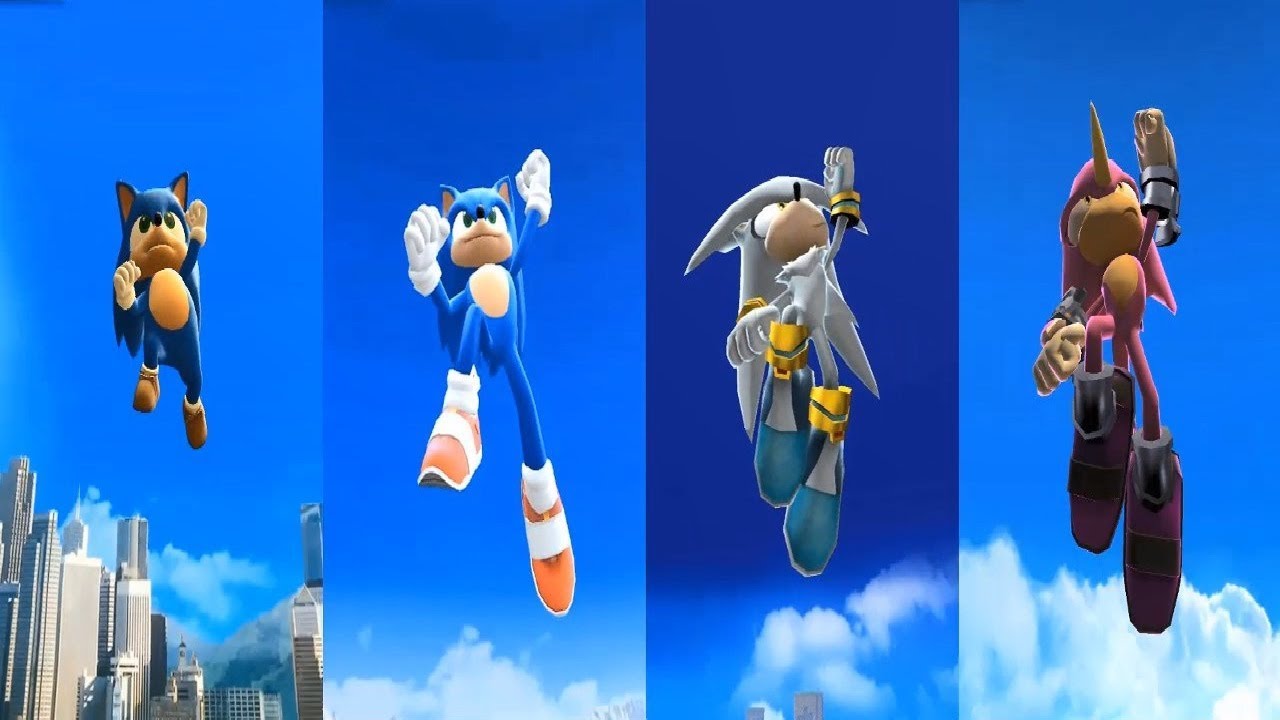 Sonic Dash New Update - New Character Baby Sonic VS TEEN SONIC VS Silver  VS ESPIO Gameplay HD