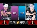 YUTA Okkotsu VS GOJO Satoru POWER LEVELS 🔥 (Jujutsu KAISEN)