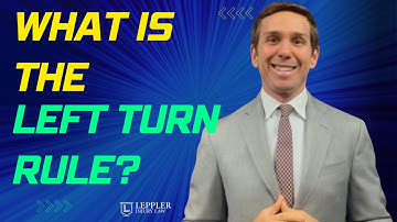 Who’s at Fault in Intersection Crashes? Understanding the Left Turn Rule