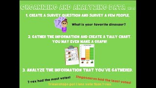 Organizing and Analyzing Data