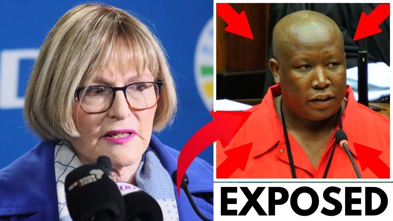 Total Breakdown in Parliament! Helen Zille Silences Julius Malema with One Sentence — EFF In Shock