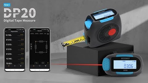ACEGMET DP20 LCD Display Digital Tape Measure - Acegmet Dp20-Lcd Display Digital Tape Measure