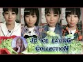 CRUNCHY ICE EATING COLLECTION W/ MATCHA POWDER "ZHAOFENG" EAT ALL ICE VIDEO COMPILATION/ 24 May 2021