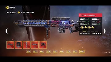Call of duty mobile mobile The AS Val Double Edge Theme Song Mythic level 7-8