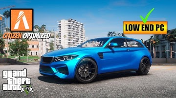 FIVEM : BEST GRAPHICS PACK FOR LOW END PC / FPS Boost & LAG Fix