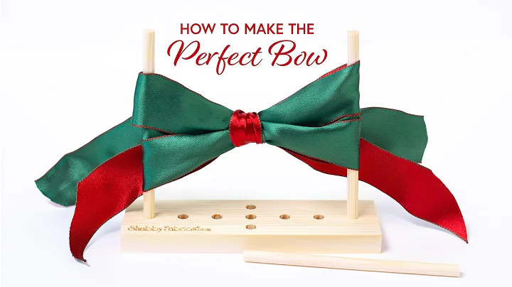 How to Make the Perfect Bow with Shabby Fabrics