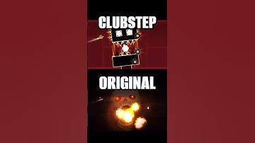 SKELETAL SHENANIGANS 💀: CLUBSTEP ☠️ vs ORIGINAL 😱 | Geometry Dash 2.2 #shorts