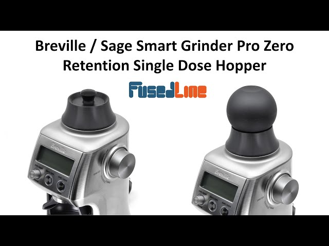 Breville / Sage Smart Grinder Pro Single Dose Hopper With Silicone Bellows  and Anti-popcorning Weight Wake up to Freshness 