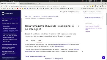 Acesso via SSH no github