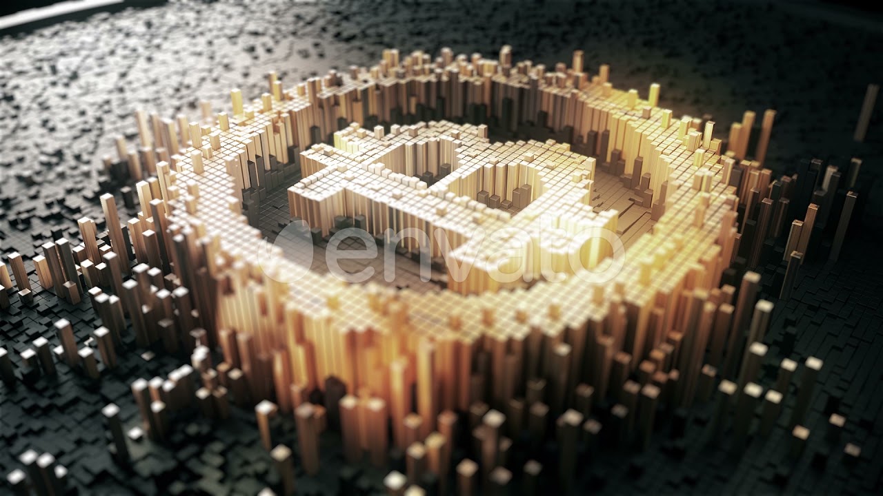 Bitcoin Crypto Logo Reveal  - Videohive