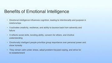 Medium Summary | Lecture 22: Improving Your Emotional Intelligence