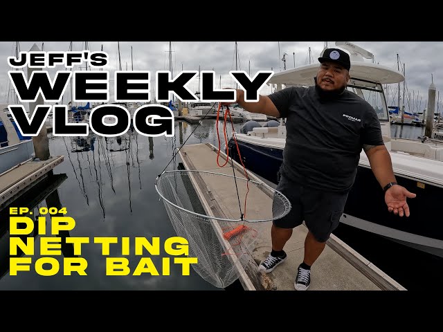 Jeff's Weekly Vlog- 004 Dip Netting For Bait 