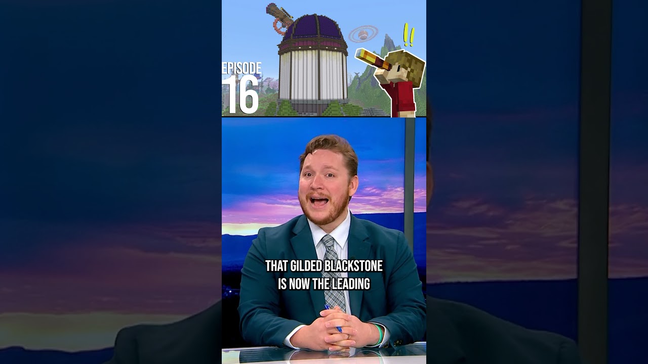 If Hermitcraft Had a News Channel Part 2 #minecraft #shorts