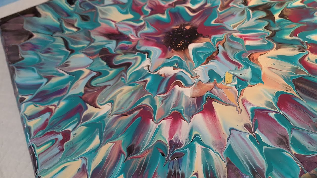 Spoon Swipe - Amazing Result - Acrylic Pouring - Fluid Art - YouTube