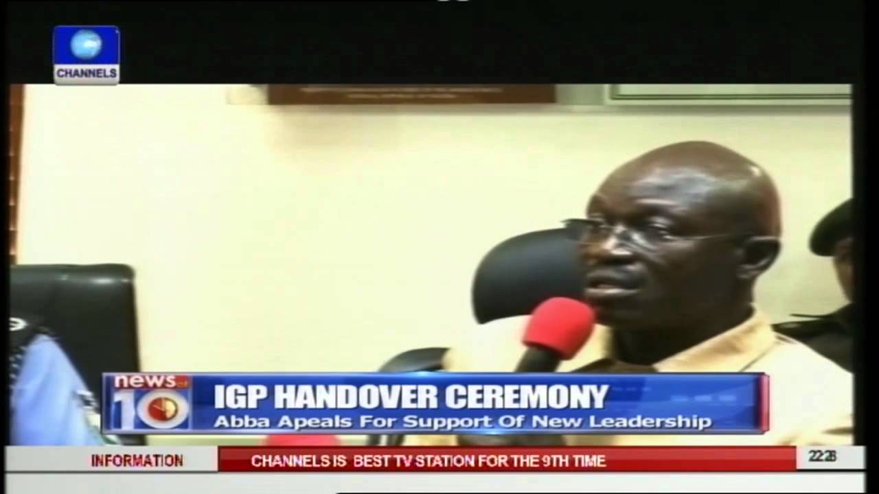 Sulaiman Abba Hands Over To Acting IGP Solomon Arase 22/04/15