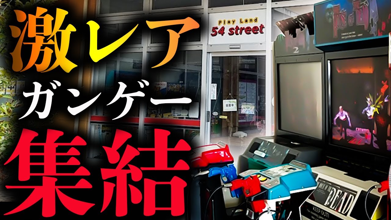 A nostalgic arcade featuring classic gun games: Play Land 54
