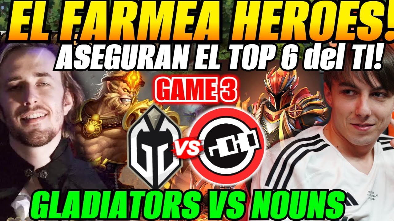 😲Gladiators vs NOUNS Game 3😲CCNC, Dyrachyo vs Copy  -The International 2024 DOTA 2