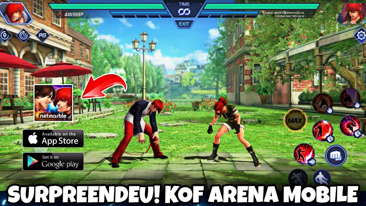 TA INCRÍVEL! THE KING OF FIGHTERS ARENA NO ANDROID GAMEPLAY ANÁLISE + DOWNLOAD