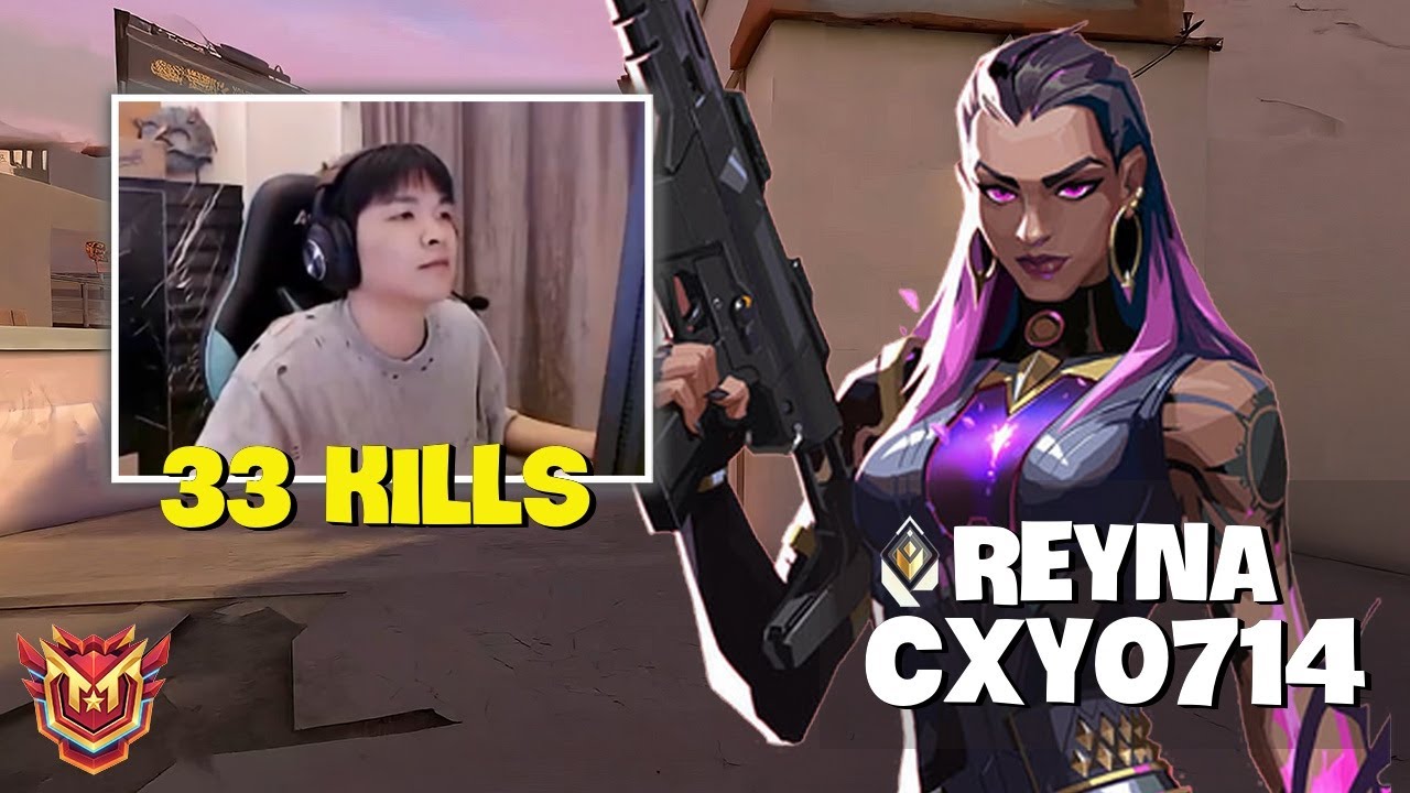 How cxy0714 Plays Reyna Like a Radiant Monster: MVP Mechanics Breakdown [Engsub]