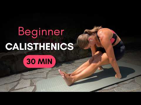 Video thumbnail: Beginner Calisthenics: 30 Minute Full Body Workout at Home | No Equipment