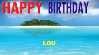 Lou - Card Tarjeta_624 - Happy Birthday