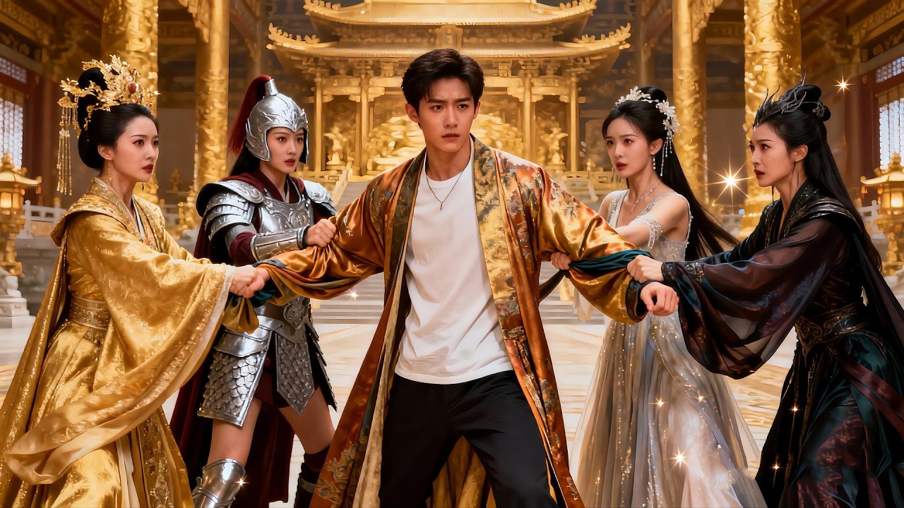 4 ملكات يتقاتلن على شاب حديث! سحرهن بذكائه!