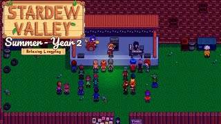 Stardew Valley Concert | Stardew Valley 1.6 Relaxing Longplay☀️| Summer Y2 Day 11-20 | No Commentary