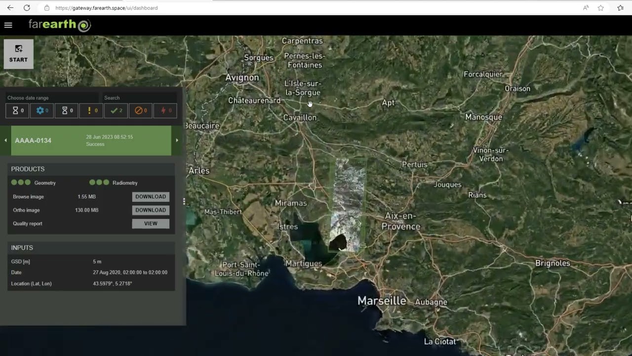 FarEarth for SmallSats FREE BETA portal