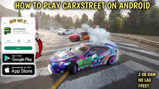 CARX STREET BETA DOWNLOAD ANDROID || HOW TO DOWNLOAD CAR X STREET IN ANDROID || CARX STREET BETA screenshot 2