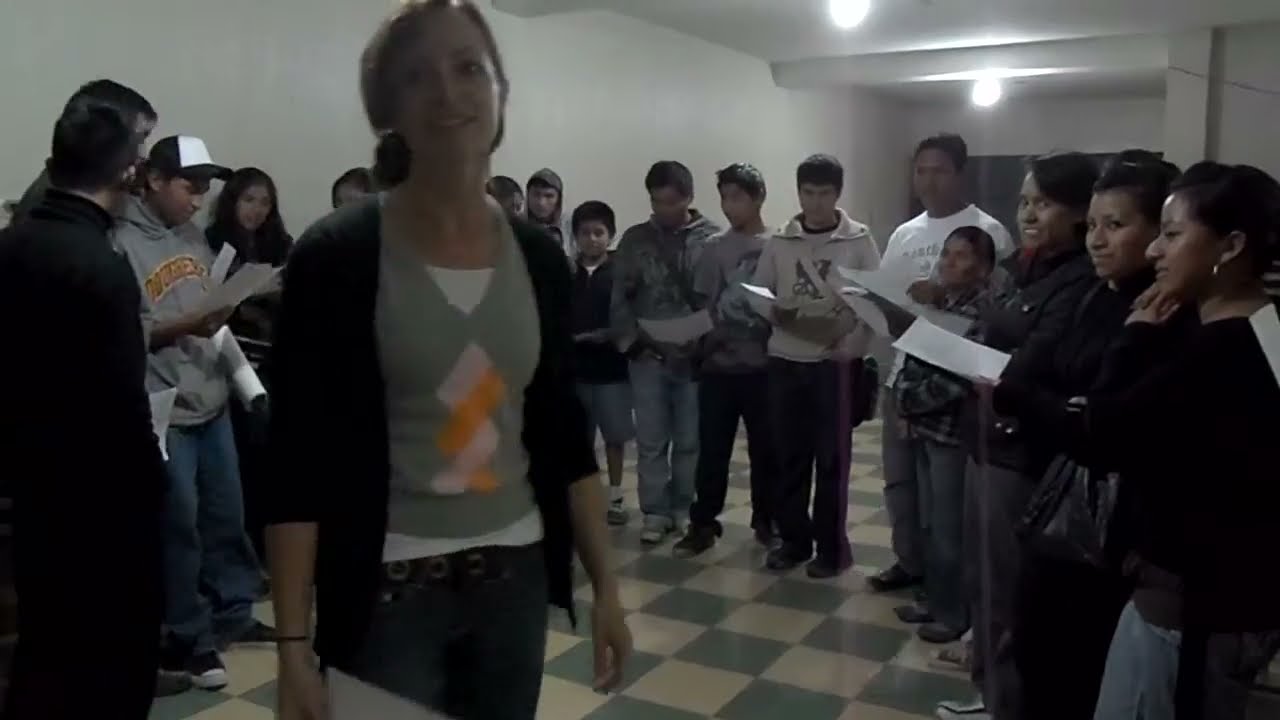 Alex Mabey- Guatemalan Kids Learn Their First English song! "Don't Go Fallin' in Love" by Alex Mabey