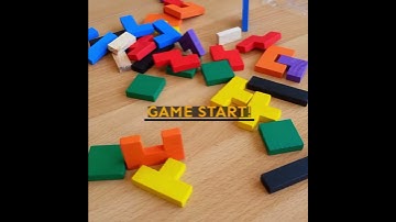 Colorful Wooden Tetris