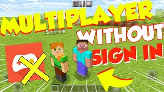 HOW TO PLAY MULTIPLAYER IN MINECRAFT POCKET EDITION WITHOUT SIGN IN | MCPE 1.16.201 2021 screenshot 5