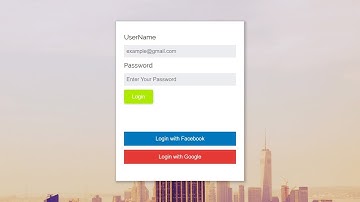 Login Form Design Flat Design | Simple and Easy | Vanila CSS