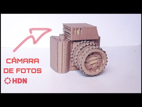 Como hacer una Cámara Fotográfica con cartón [How to make a cardboard camera] - En su hogar