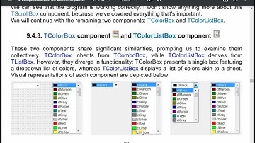 Lesson 9.4. Components from the Additional palette(bar) in Lazarus IDE. Components of type box
