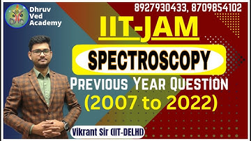 IIT-JAM PYQ SEREIS | SPECTROSCOPY ( 2000-2022 ) | BY VIKRANT SIR