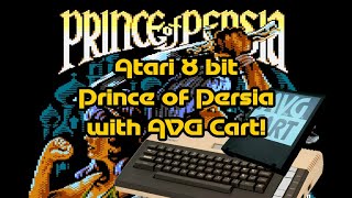 Prince of Persia on Atari XL with AVG Cart