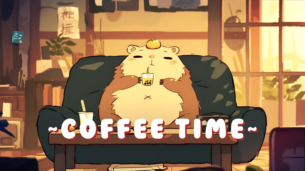 Capybara Lofi Collection - Relaxing Beats to Study/Sleep/Chill ~ Cozy Times ~ 🎵 💫