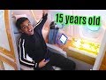 15 YEAR OLD SPENDS $34,000 ON FIRST CLASS !!!