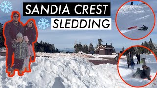 VLOG: SLEDDING IN NEW MEXICO *LOTS OF FALLING*