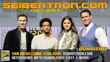 Bumblebee Movie Red Carpet Interviews with Seibertron.com and Paramount at SDCC 2018