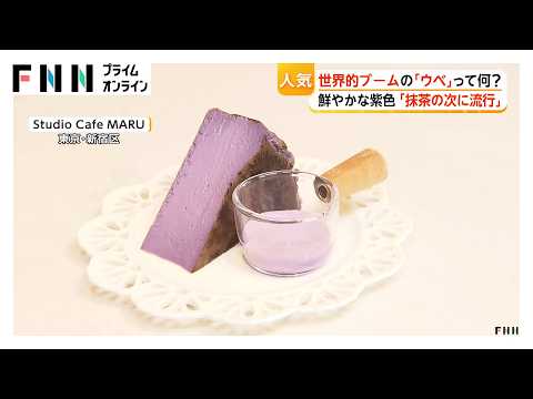 紫色の「ウベ」が世界的ブーム ヤマイモの一種で甘さ控えめ 見た目の“かわいさ”も魅力（2026年10月14日）