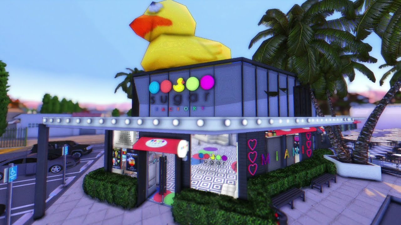 SUGAR FACTORY TOUR + DOWNLOAD | SIMS 4 BUILD