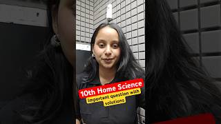 NIOS Class 10th Home Science Most Important Questions with Solutions | Pass 100% | NO Fail