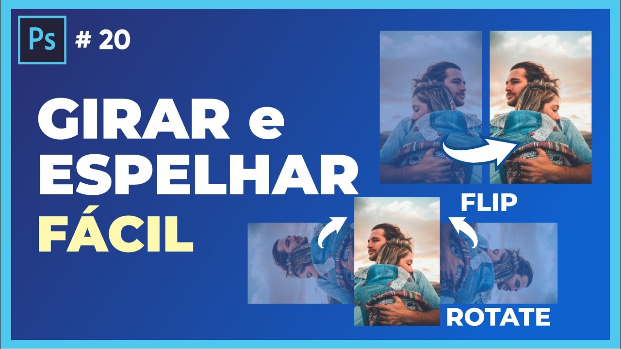 Como Girar Una Figura En Photoshop