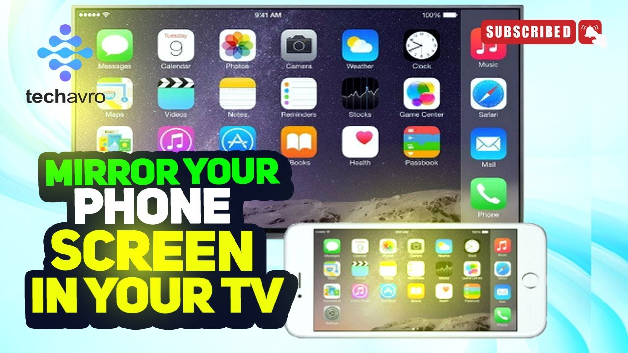 How to mirror your phone screen in your tv 2025 - YouTube