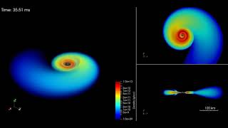 A low-mass black hole and a neutron star merge to a black hole surrounded by an accretion disk