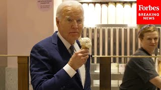 Biden Says 'My Hope Is By Next Monday We'll Have A Ceasefire' During Ice Cream Trip With Seth Meyers