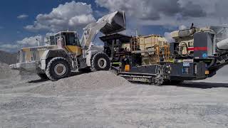 SMA1210 Impactor Crushing Limestone to 2mm minus