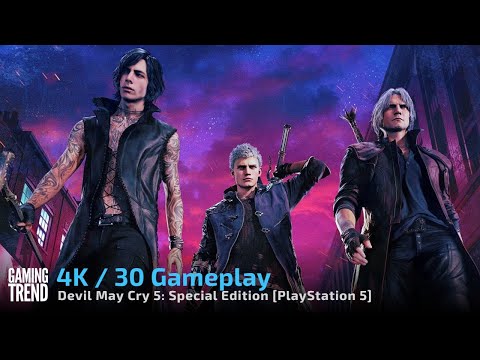 Devil May Cry 5 - Special Edition (PS5) First Minutes Gameplay 